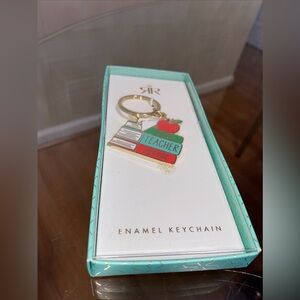 Brand New Enamel Keychain “ Best Teacher Ever”